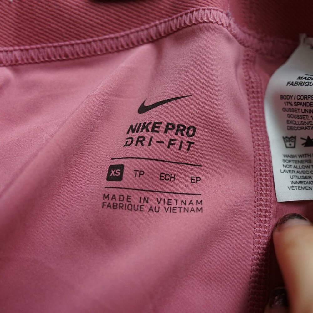 Womens Pink Nike Workout Leggings, Size XS - Picture 2 of 9